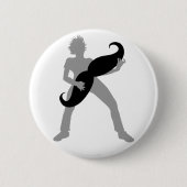 Haar-Gitarre Button (Vorderseite)