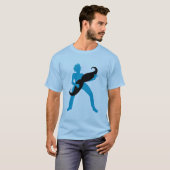 Haar-Gitarre T-Shirt (Vorne ganz)
