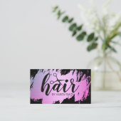 HAAR/Goldschmied (Glamour) Visitenkarte (Stehend Vorderseite)