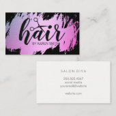 HAAR/Goldschmied (Glamour) Visitenkarte (Vorne/Hinten)