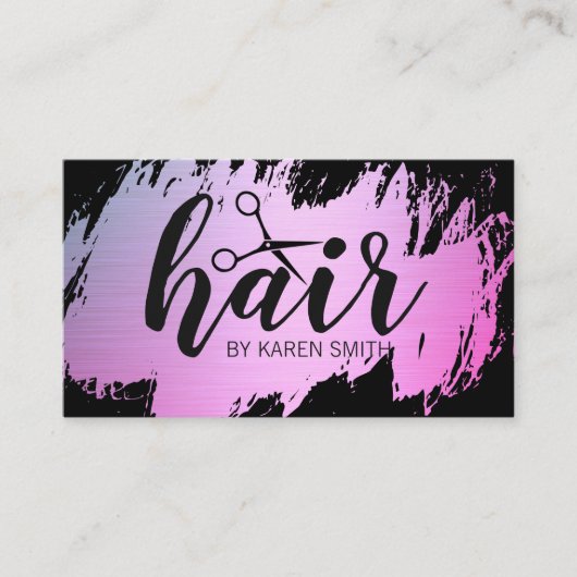 HAAR/Goldschmied (Glamour) Visitenkarte (Vorderseite)