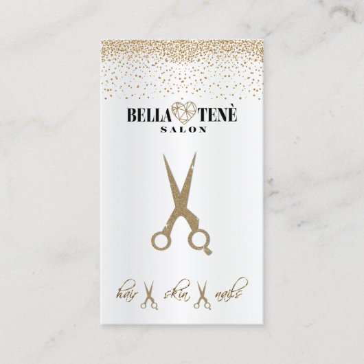 Haar, Haut und Nägel Visitenkarte (Vorderseite)