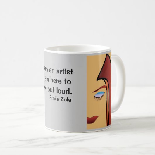 Haar-Kunst Kaffeetasse (VorderseiteRechts)