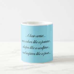 Haar-Künstler-Tasse Kaffeetasse
