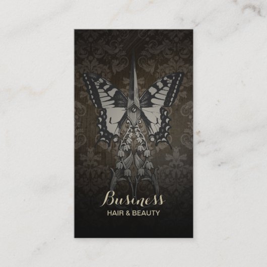 Haar-Loyalitäts-Durchschlags-Vintager Treuekarte (Vorderseite)