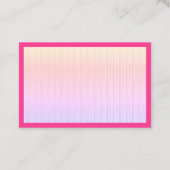 Haar Makeuty Design Rahmen Big Bogen Visitenkarte (Rückseite)