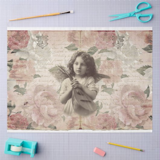 Haar- oder Engelkind Seidenpapier (Basteln)