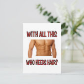 Haar Postkarte (Stehend Vorderseite)