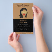 Haar-Salon, Stylist, Flyer des (Handgriff)