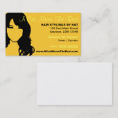 Haar-Salon/Stylist-Geschäfts-Karte Visitenkarte (Vorne/Hinten)