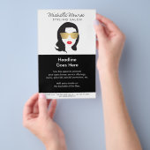 Haar-Salon, Stylist, Schönheits-Mädchen-Flyer Flyer (Handgriff)