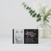 HAAR-SALON UND WELLNESS-CENTER-GESCHÄFTS-KARTE TERMINKARTE (Stehend Vorderseite)