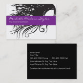 Haar-Schönheits-Visitenkarten Visitenkarte (Vorne/Hinten)