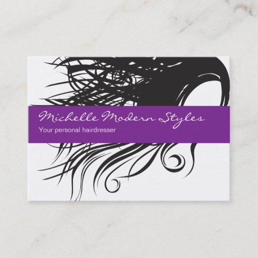 Haar-Schönheits-Visitenkarten Visitenkarte (Vorderseite)