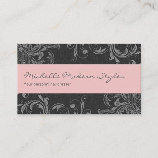 Haar-Schönheits-Visitenkarten Visitenkarte (Vorderseite)