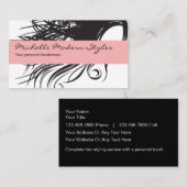 Haar-Schönheits-Visitenkarten Visitenkarte (Vorne/Hinten)