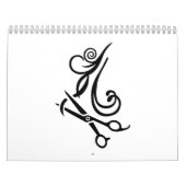 Haar scissors Friseur Kalender (Titelbild)