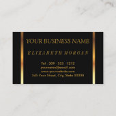 Haar Sparkler in einem Girly Colorado Glitzer Visitenkarte (Rückseite)