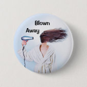 Haar-Spaß Button (Vorderseite)