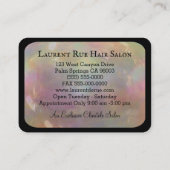 Haar-Stylist-berufliche Schönheit II Visitenkarte (Rückseite)