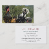 Haar-Stylist/Brutplatz - doppelseitig Visitenkarte (Vorne/Hinten)