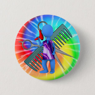 Haar-Stylist Button