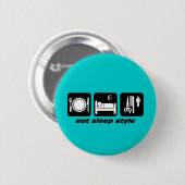 Haar-Stylist Button (Vorne & Hinten)