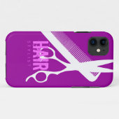 Haar-Stylist Case-Mate iPhone Hülle (Rückseite (Horizontal))