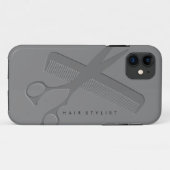 Haar-Stylist Case-Mate iPhone Hülle (Rückseite (Horizontal))