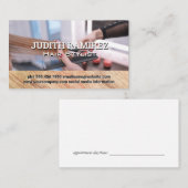 Haar Stylist Cutting Hair Terminkarte (Vorne/Hinten)