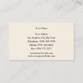 Haar-Stylist-Geschäfts-Karte Visitenkarte (Rückseite)