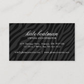 HAAR-STYLIST-GESCHÄFTS-KARTE VISITENKARTE (Rückseite)