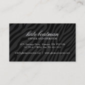 HAAR-STYLIST-GESCHÄFTS-KARTE VISITENKARTE (Rückseite)