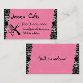 Haar-Stylist-Geschäfts-Karte Visitenkarte (Vorne/Hinten)