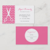 Haar-Stylist-Geschäfts-Karten modern Terminkarte (Vorne/Hinten)