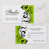 Haar-Stylist-Geschäfts-Karten Terminkarte (Vorne/Hinten)