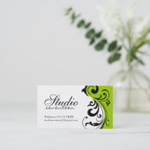 Haar-Stylist-Geschäfts-Karten Terminkarte (Stehend Vorderseite)