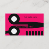 Haar-Stylist-Geschäfts-Karten Visitenkarte (Rückseite)