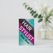Haar-Stylist-Geschäfts-Karten Visitenkarte (Stehend Vorderseite)