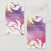 Haar-Stylist-Geschäfts-Karten Visitenkarte (Vorne/Hinten)