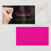Haar-Stylist-Geschäfts-Karten Visitenkarte (Vorne/Hinten)