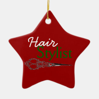 Haar-Stylist-Geschenk-Verzierung Keramikornament