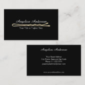 Haar-Stylist-Glitzer-Bobby-Button-Geschäfts-Karte Visitenkarte (Vorne/Hinten)