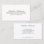 Haar-Stylist-Glitzer-Bobby-Button-Geschäfts-Karte Visitenkarte (Vorne/Hinten)