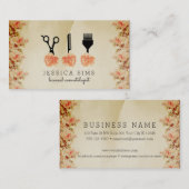Haar-Stylist Hairstylist-Rosa-Rose des Chic Visitenkarte (Vorne/Hinten)