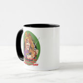 Haar-Stylist-Haltung Tasse (Vorderseite Links)