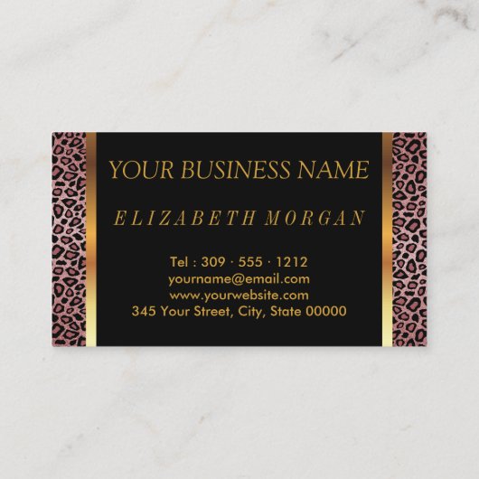 Haar-Stylist in einem staubigen Visitenkarte (Rückseite)