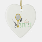 Haar-Stylist Keramikornament (Rechts)