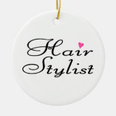 Haar-Stylist Keramikornament (Vorne)