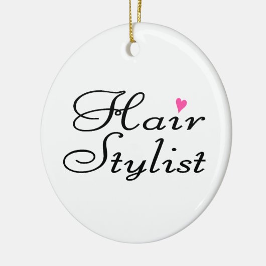 Haar-Stylist Keramikornament (Links)
